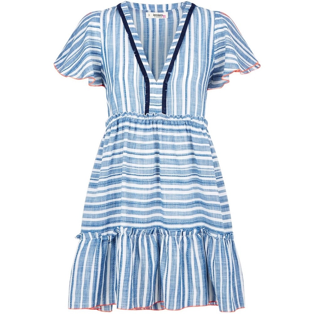 Lemlem Cotton Blue Stripe Sundress